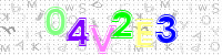 Blue Captcha Image