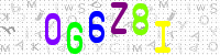 Blue Captcha Image