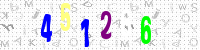 Blue Captcha Image