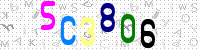 Blue Captcha Image