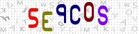 Blue Captcha Image