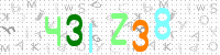 Blue Captcha Image