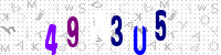 Blue Captcha Image