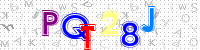 Blue Captcha Image