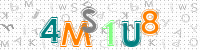 Blue Captcha Image