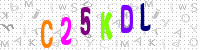 Blue Captcha Image