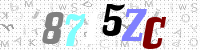 Blue Captcha Image