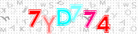 Blue Captcha Image