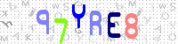 Blue Captcha Image