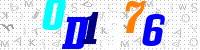 Blue Captcha Image