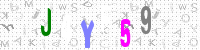 Blue Captcha Image