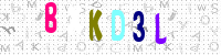 Blue Captcha Image