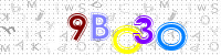 Blue Captcha Image