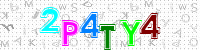 Blue Captcha Image