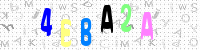 Blue Captcha Image