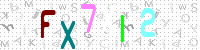 Blue Captcha Image
