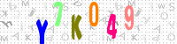 Blue Captcha Image
