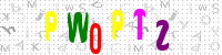 Blue Captcha Image