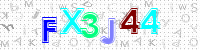 Blue Captcha Image