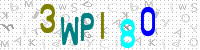 Blue Captcha Image