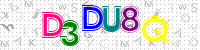 Blue Captcha Image