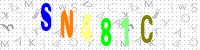 Blue Captcha Image