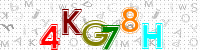 Blue Captcha Image