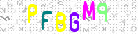 Blue Captcha Image
