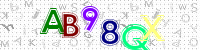 Blue Captcha Image