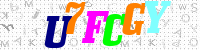 Blue Captcha Image