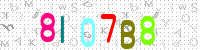 Blue Captcha Image