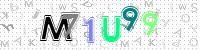 Blue Captcha Image