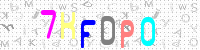 Blue Captcha Image
