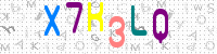 Blue Captcha Image