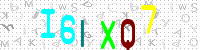 Blue Captcha Image