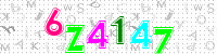 Blue Captcha Image
