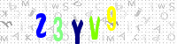 Blue Captcha Image