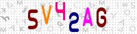 Blue Captcha Image