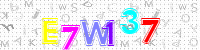 Blue Captcha Image