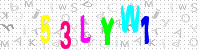 Blue Captcha Image