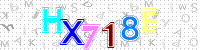 Blue Captcha Image