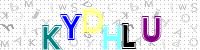 Blue Captcha Image