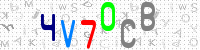 Blue Captcha Image