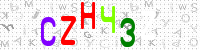Blue Captcha Image