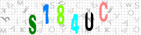 Blue Captcha Image