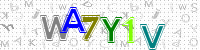 Blue Captcha Image
