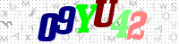 Blue Captcha Image
