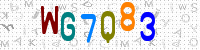 Blue Captcha Image