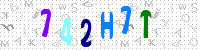 Blue Captcha Image