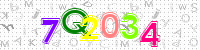 Blue Captcha Image